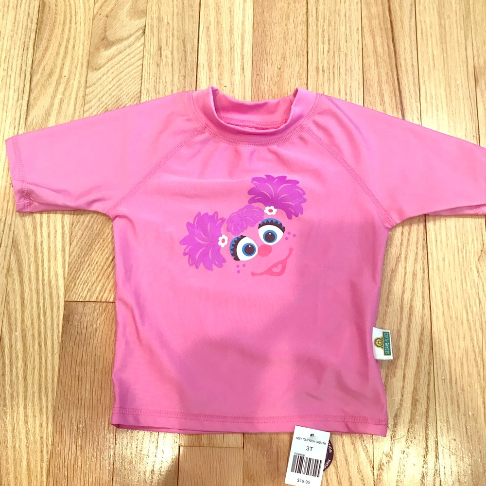 Sesame Street Abbie Rash Guard!!